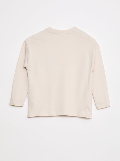 T-shirt loose uni - Kiabi