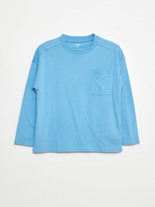 T-shirt loose uni - Kiabi