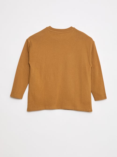 T-shirt loose uni - Kiabi