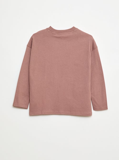 T-shirt loose uni - Kiabi