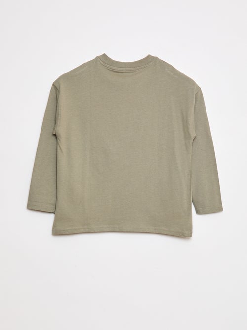 T-shirt loose uni - Kiabi