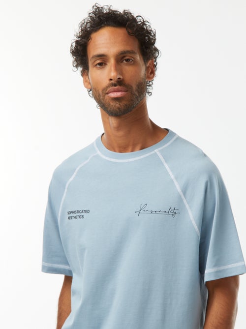 T-shirt manches courtes à la coupe oversize - Kiabi