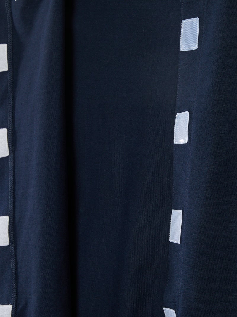 T-shirt manches courtes imprimé - collection facile à enfiler Bleu - Kiabi