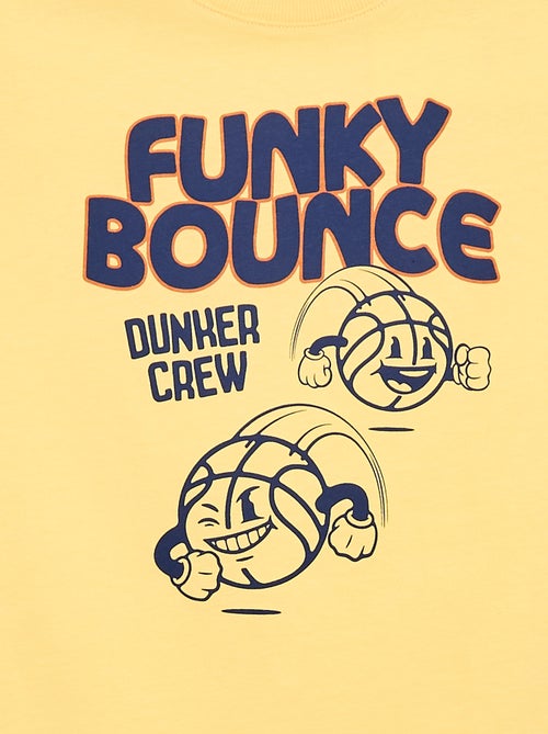 T-shirt manches courtes imprimé devant - Kiabi