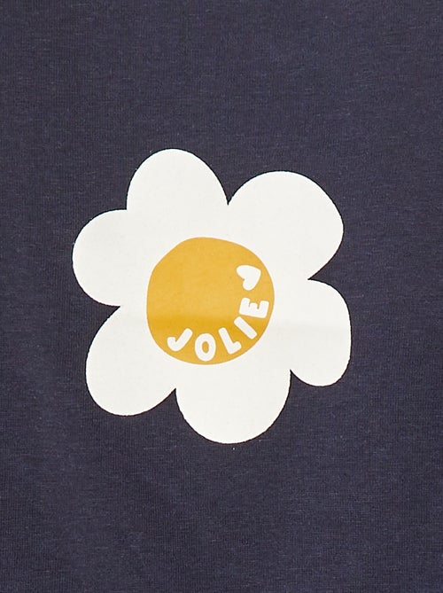 T-shirt manches longue impirmé - Kiabi