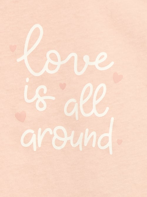 T-shirt manches longue impirmé - Kiabi