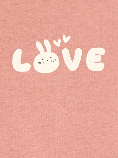 T-shirt manches longue impirmé - Kiabi