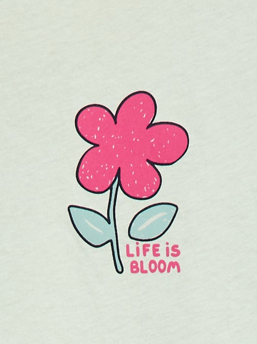 T-shirt manches longue impirmé - Kiabi