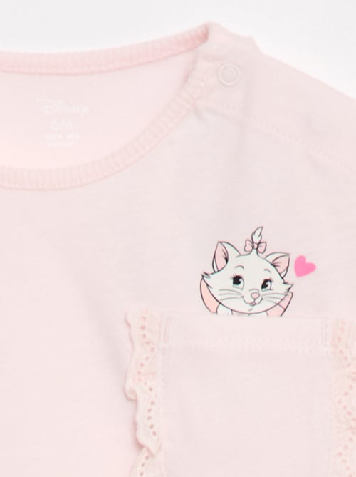 T-Shirt 'Marie' 'Disney' kurzärmlig mit Rüschentasche - Kiabi