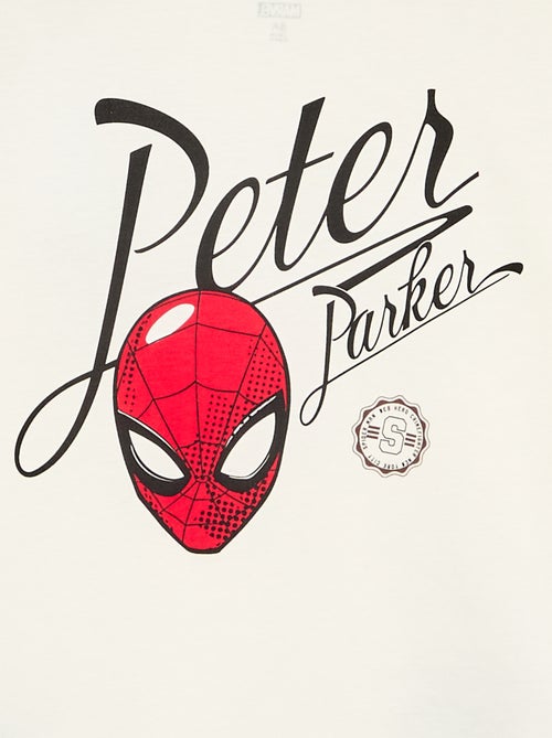 T-shirt 'Marvel' 'Spider-man' à manches longues - Kiabi