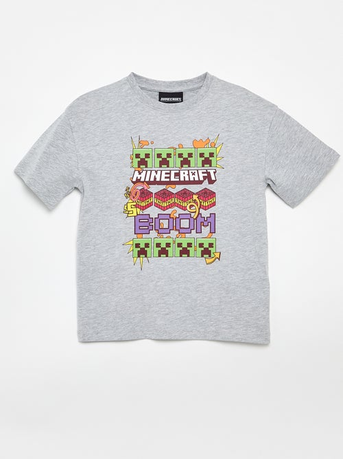 T-shirt 'Minecraft' à manches courtes - Kiabi