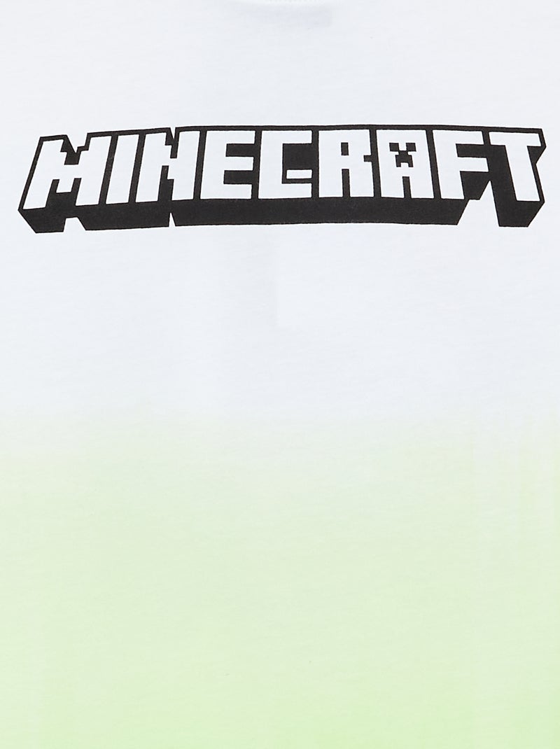 T-shirt 'Minecraft' à manches courtes Vert - Kiabi