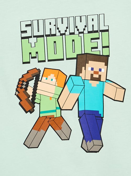 T-Shirt 'Minecraft' mit kurzen Ärmeln - Kiabi T-Shirt 'Minecraft' mit kurzen Ärmeln - Kiabi