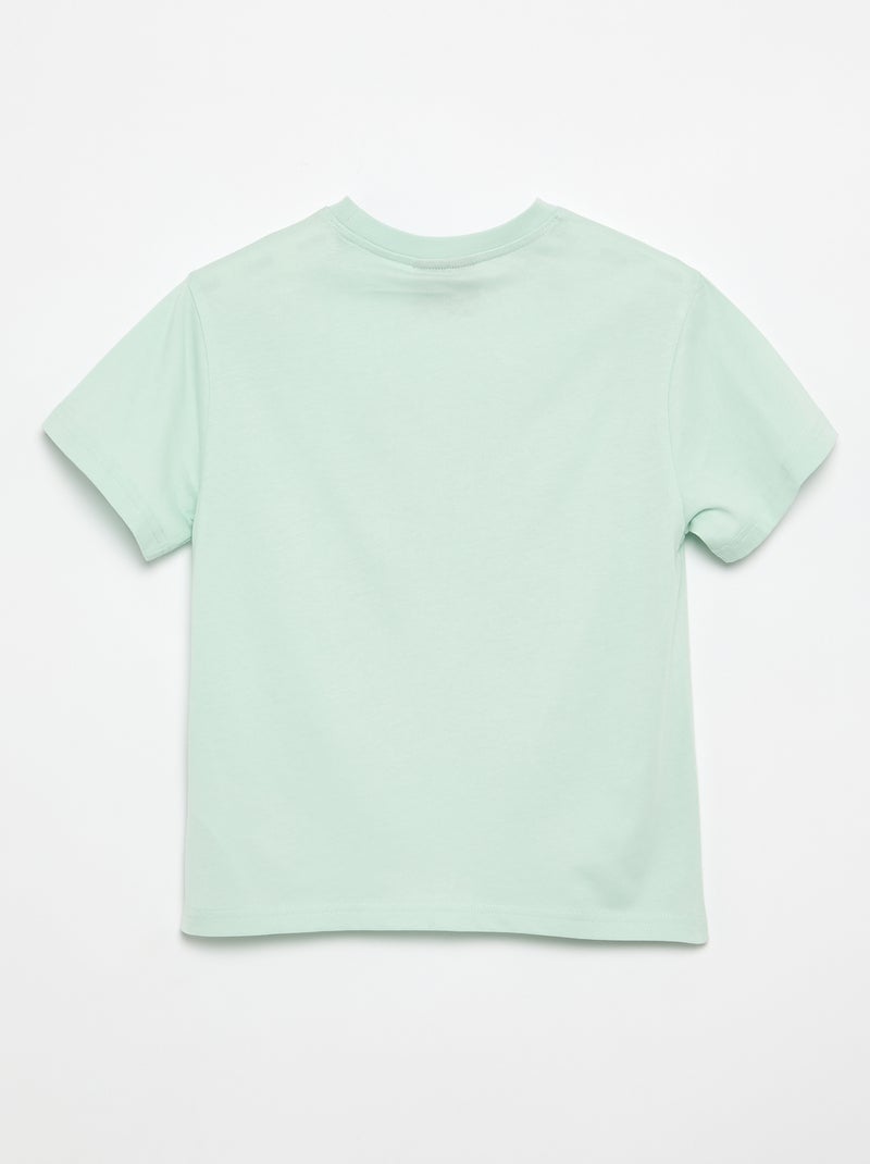 T-Shirt 'Minecraft' mit kurzen Ärmeln Blau - Kiabi
