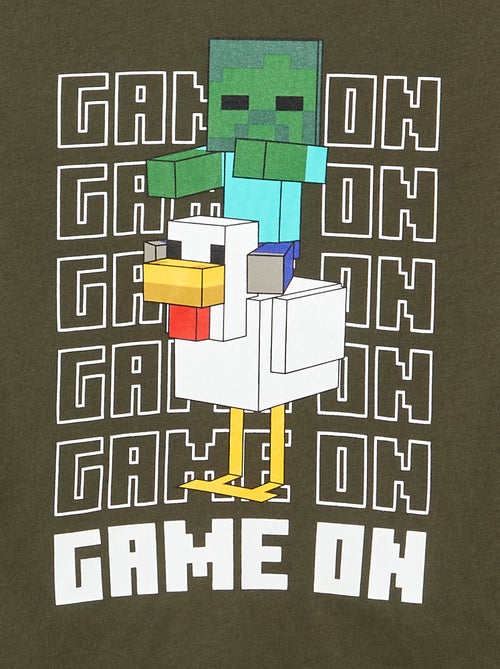 T-Shirt 'Minecraft' mit kurzen Ärmeln - Kiabi T-Shirt 'Minecraft' mit kurzen Ärmeln - Kiabi