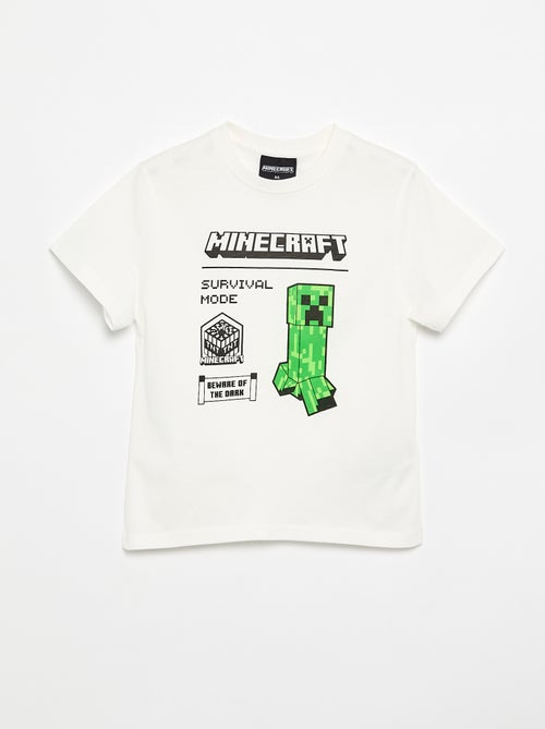 T-Shirt 'Minecraft' mit kurzen Ärmeln - Kiabi T-Shirt 'Minecraft' mit kurzen Ärmeln - Kiabi