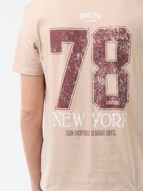 T-Shirt mit ausgefallenem Druck - Kiabi