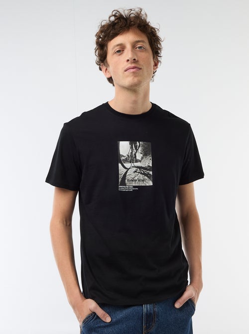 T-Shirt mit ausgefallenem Druck - Kiabi