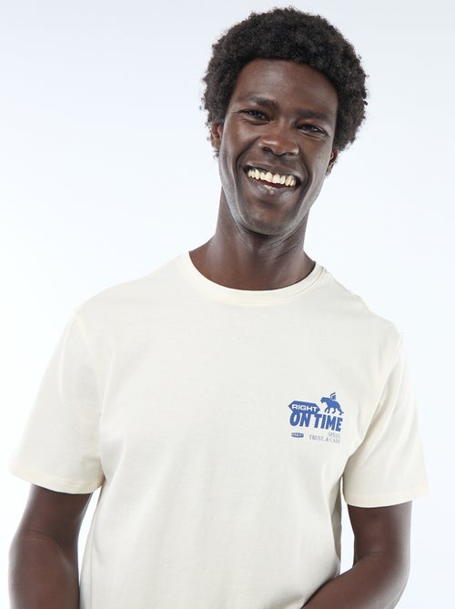 T-Shirt mit ausgefallenem Druck - Kiabi