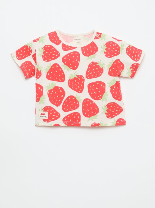 T-Shirt mit Muster - Kiabi