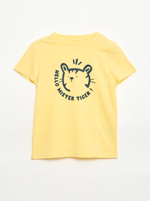 T-Shirt mit Spruch - Kiabi