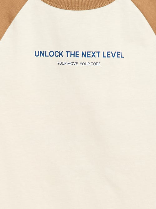 T-Shirt mit Spruchdruck - Kiabi