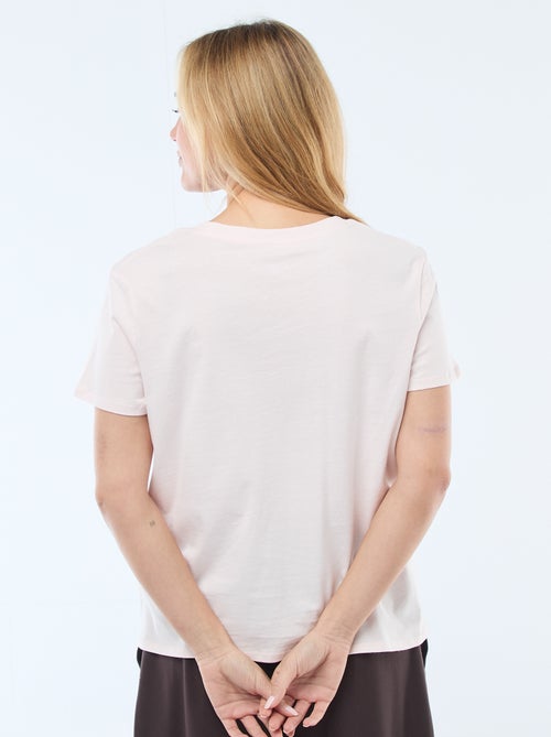 T-Shirt mit V-Ausschnitt - Kiabi