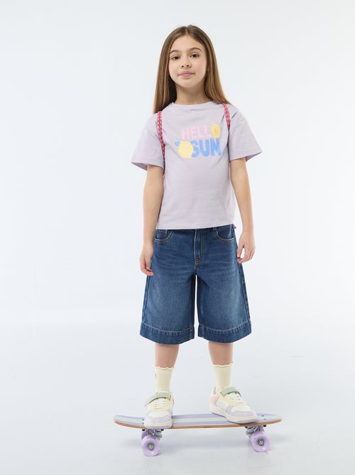 T-Shirt mit verspieltem Druck - Kiabi