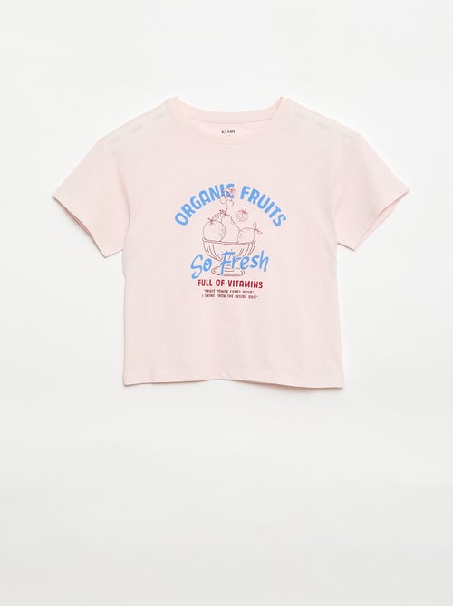 T-Shirt mit verspieltem Druck - Kiabi