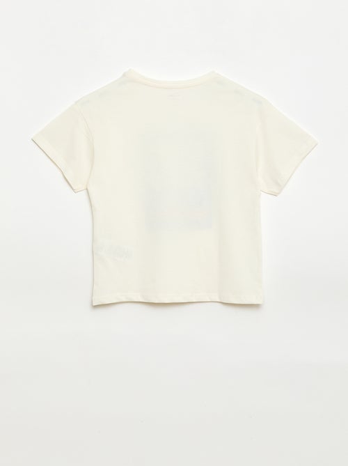 T-Shirt mit verspieltem Druck - Kiabi