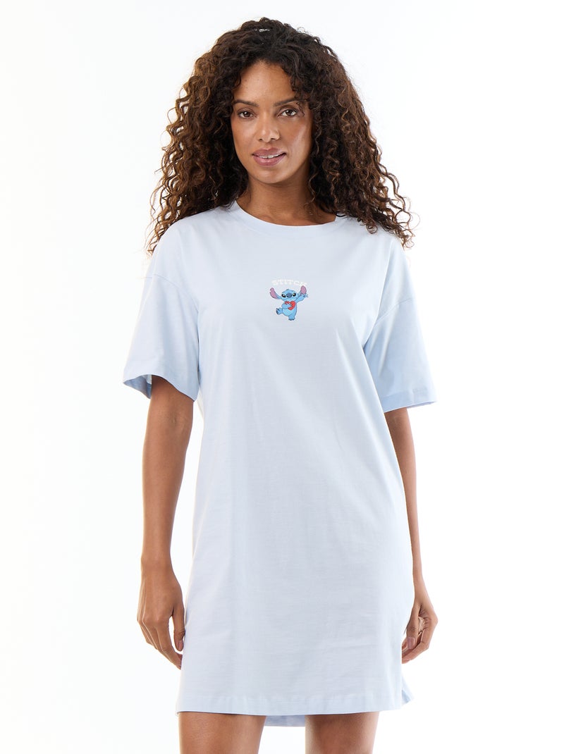 T-Shirt-Nachthemd 'Winnie' Blau - Kiabi