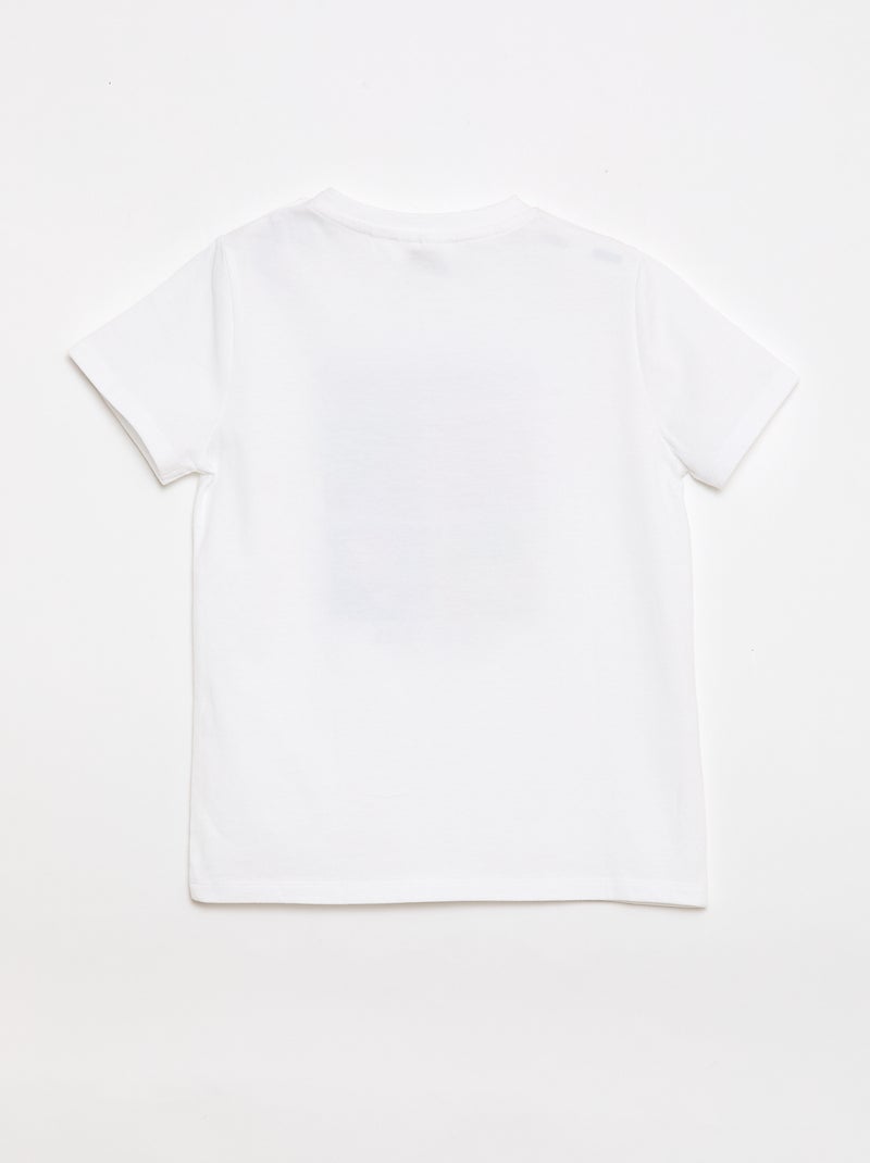 T-shirt "Nintendo" "Mario" - Collezione facile da indossare Bianco - Kiabi