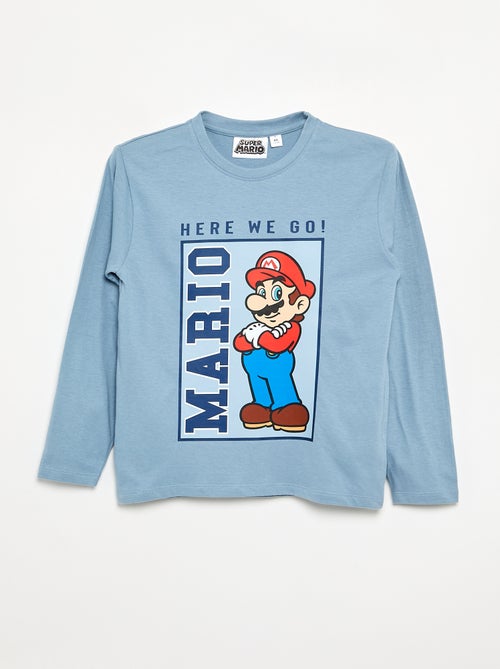 T-Shirt 'Nintendo' 'Mario' Langarm - Kiabi