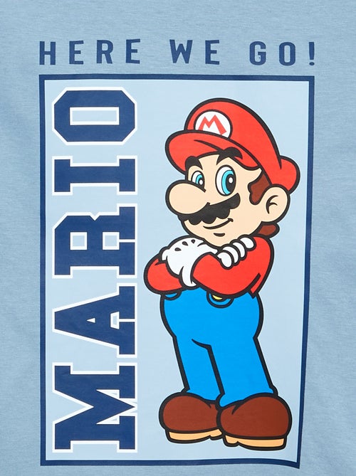 T-Shirt 'Nintendo' 'Mario' Langarm - Kiabi
