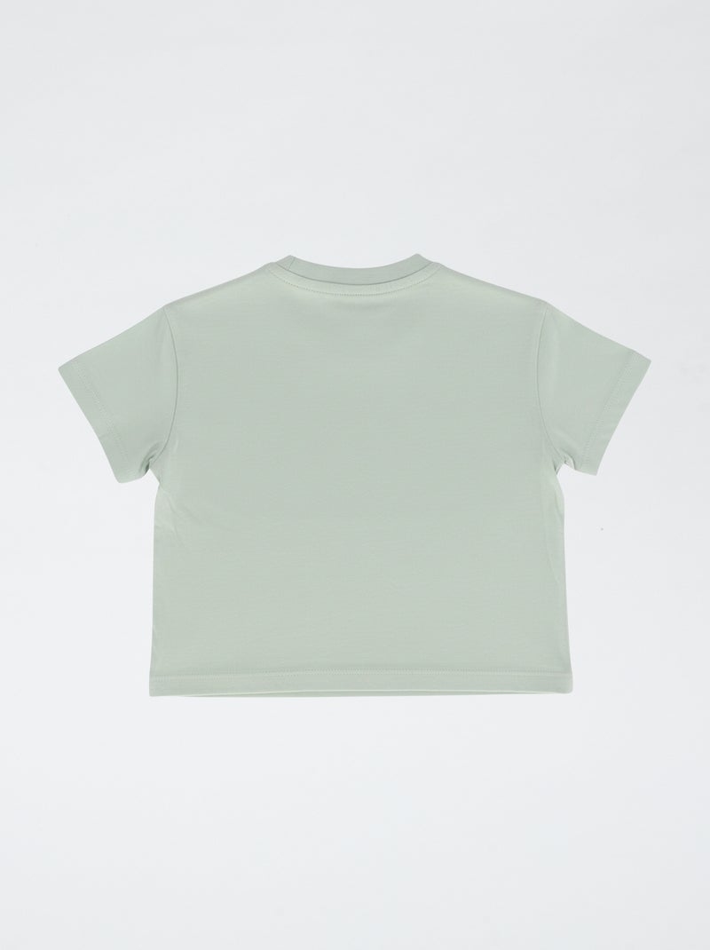 T-shirt 'Nirvana' à manches courtes Vert - Kiabi