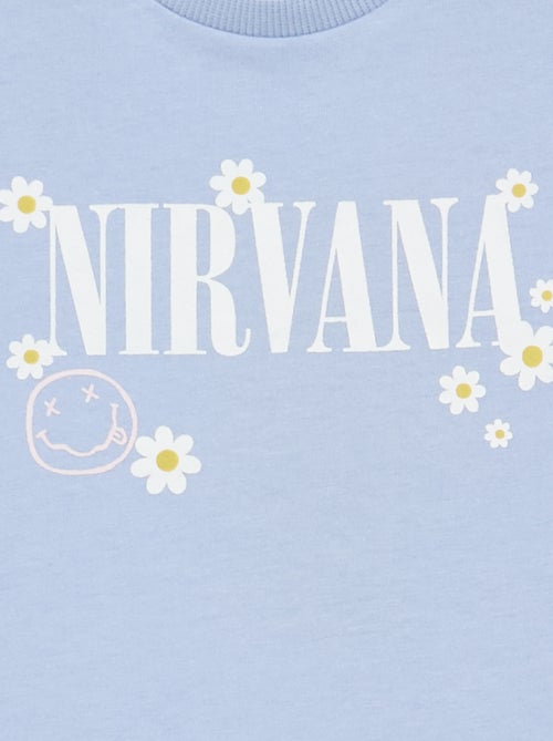 T-Shirt \'Nirvana\' mit kurzen Ärmeln - Kiabi