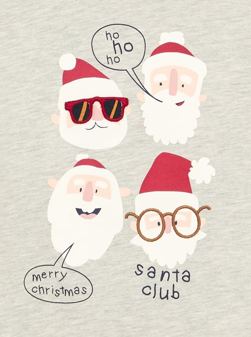 T-shirt 'Noël' à manches longues - Kiabi