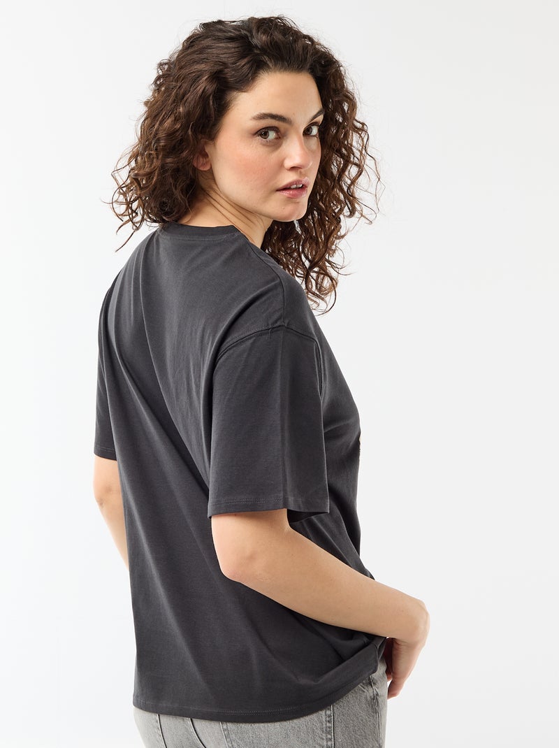 T-shirt 'Olivia Rodrigo' à manches courtes Noir - Kiabi