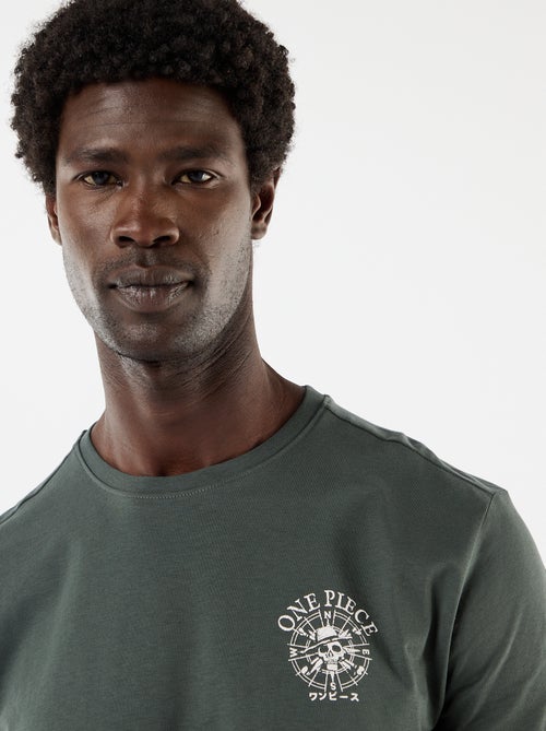 T-shirt 'One Piece' imprimé recto/verso - Kiabi