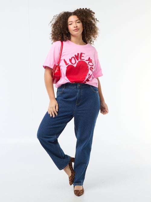 T-shirt oversize a maniche corte - Kiabi