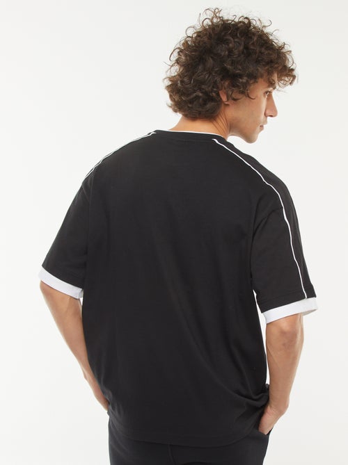 T-shirt oversize avec ligne - Kiabi