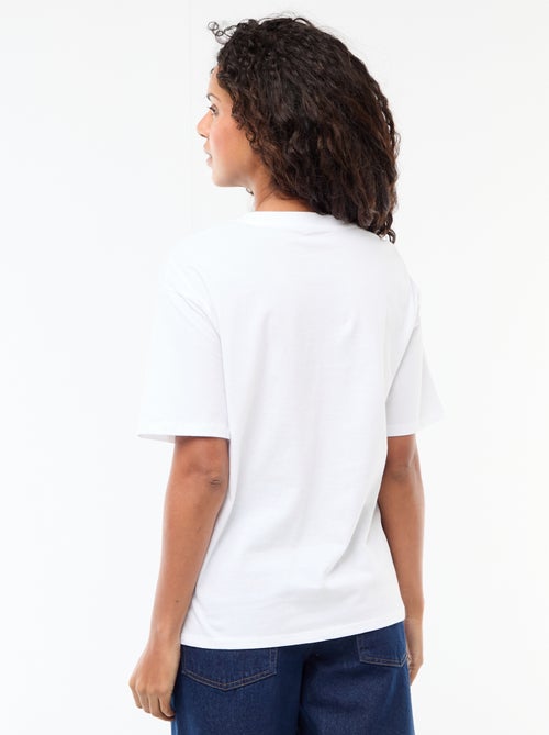 T-shirt oversize con scritta - Kiabi