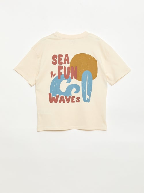 T-shirt oversize con stampa - Kiabi