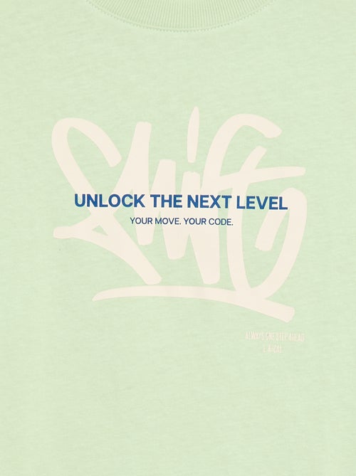 T-shirt oversize fantaisie - Kiabi