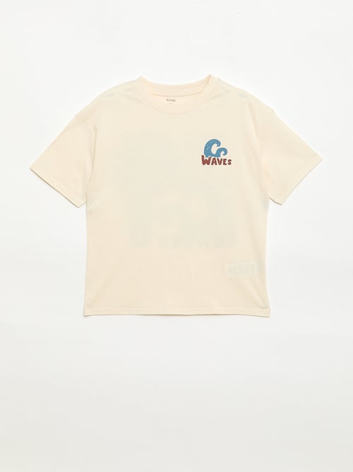 T-shirt oversize imprimé - Kiabi