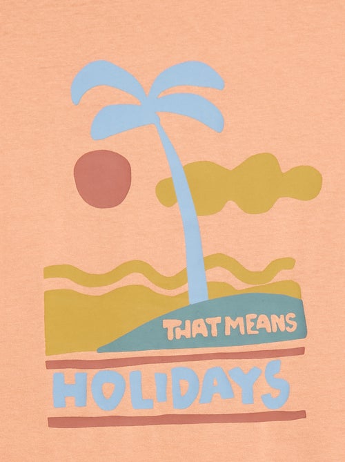 T-shirt oversize imprimé - Kiabi