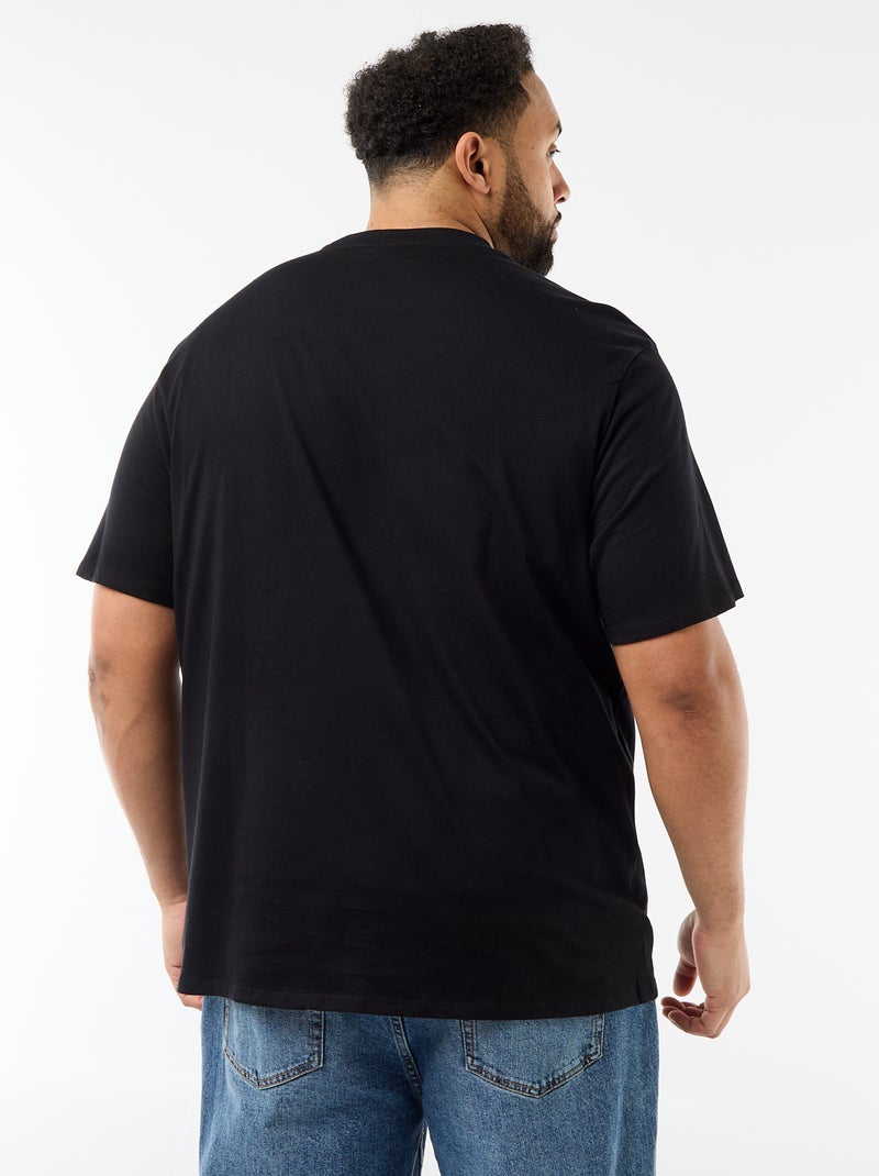 T-shirt 'Pikachu' 'Pokémon' à manches courtes Noir - Kiabi