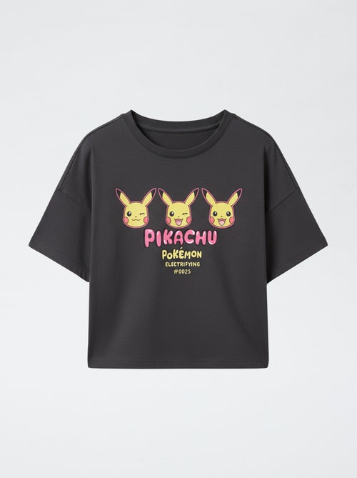 T-shirt 'Pokemon' 'Pikachu' à manches courtes - Kiabi