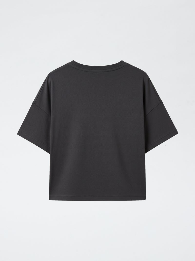 T-shirt 'Pokemon' 'Pikachu' à manches courtes Noir - Kiabi