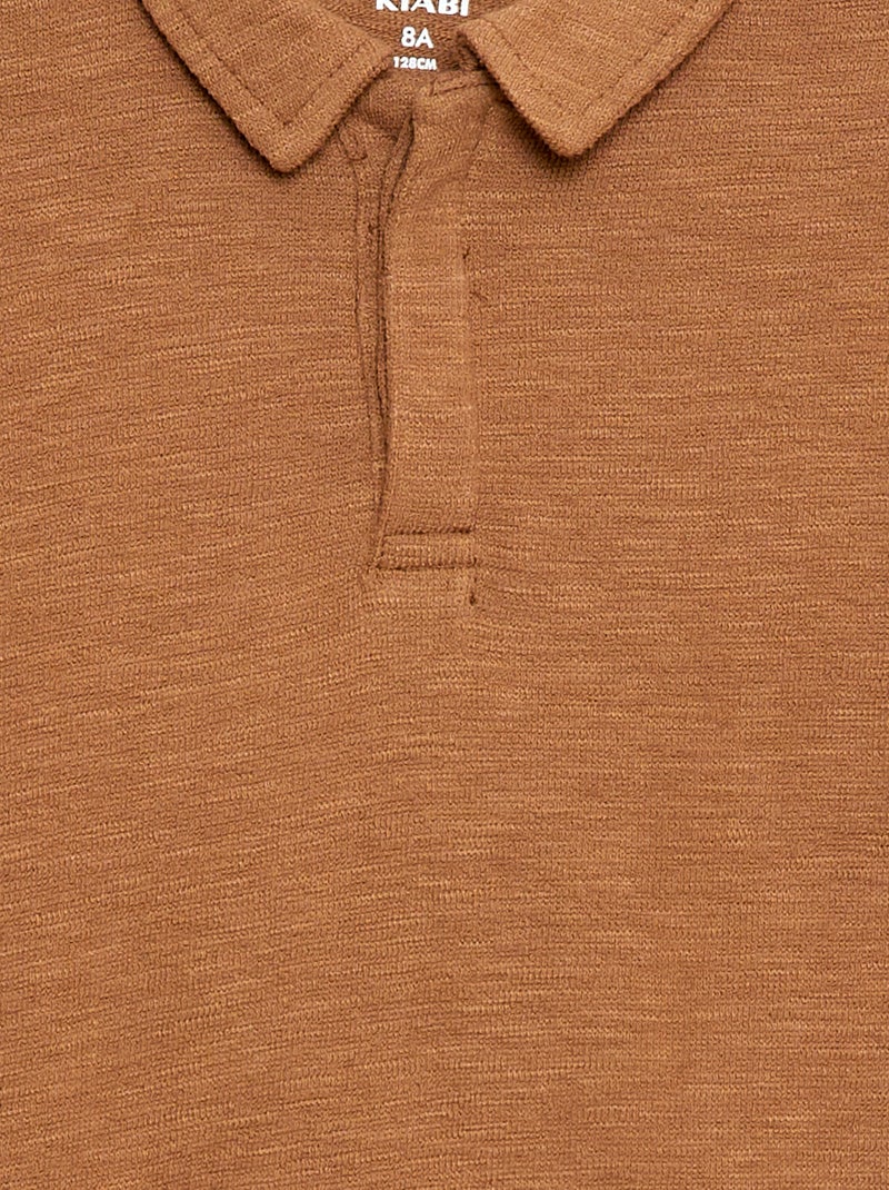 T-shirt polo Beige - Kiabi